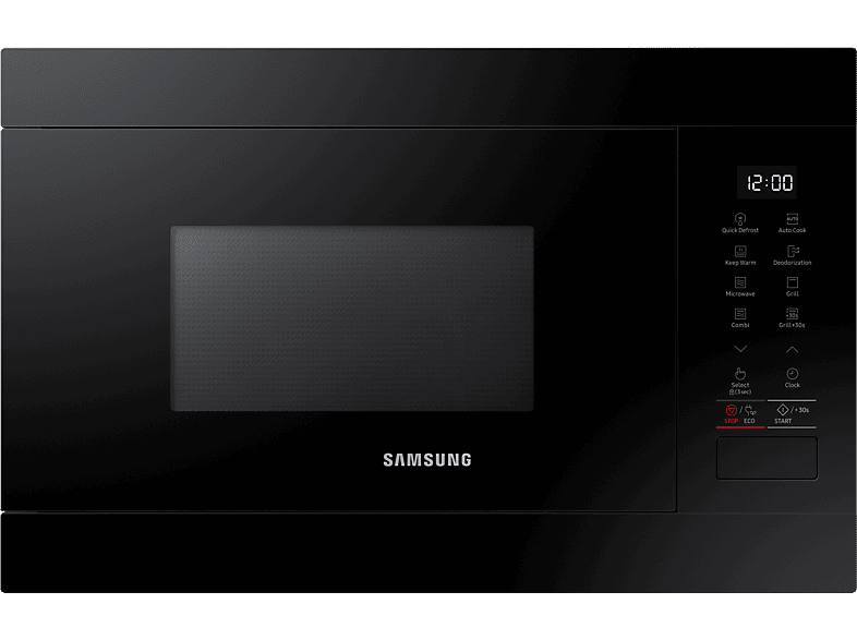 Microondas integrable - Samsung MG22M8254AK/E1, 850W, 6 niveles, Grill, 22l, Negro — foto 1