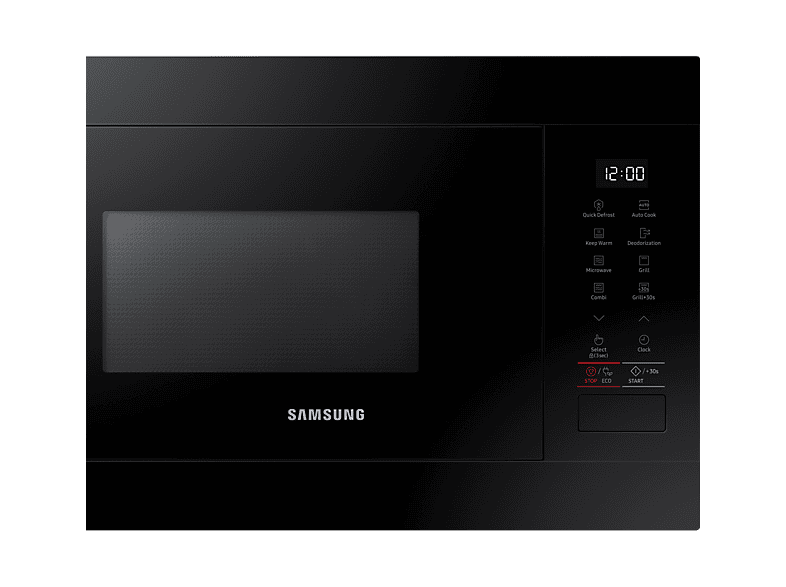 Microondas integrable - Samsung MG22M8254AK/E1, 850W, 6 niveles, Grill, 22l, Negro — foto 7