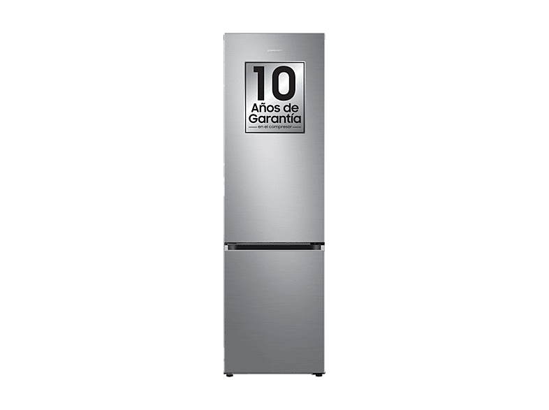 Frigorífico combi - Samsung Smart RB38C675CS9/EF, No Frost, 203 cm, 390l, All-Around Cooling, WiFi, Inox