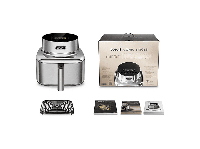 Freidora de aire - Cosori Iconic Single Chef Edition, 6.2L, 1725 W, 6 Funciones, Acero inoxidable — foto 14