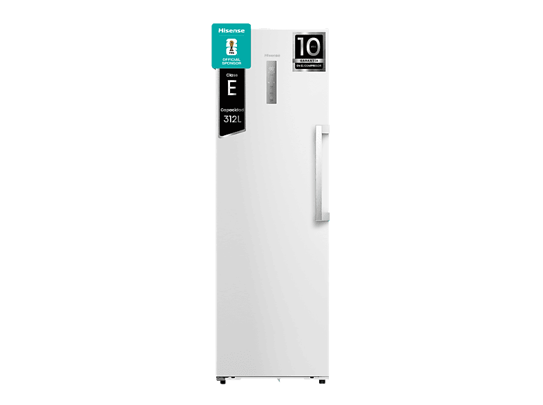 Congelador vertical - Hisense FT3K310SEWE1, 312 l, 185.6 cm, Kitchen Fit, Wi Fi, Blanco — foto 1