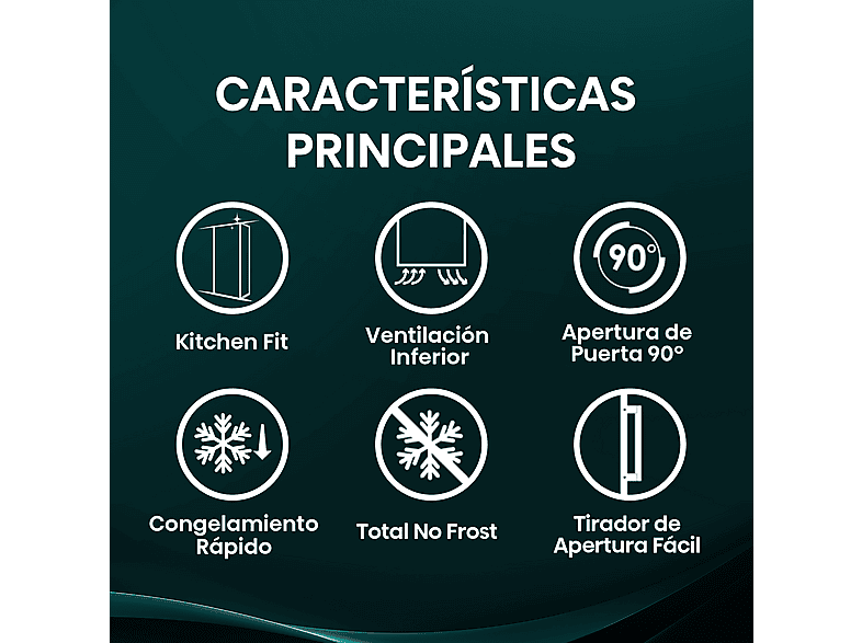 Congelador vertical - Hisense FT3K310SEWE1, 312 l, 185.6 cm, Kitchen Fit, Wi Fi, Blanco — foto 7