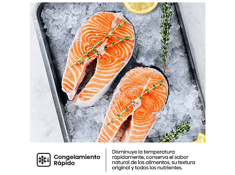 Congelador vertical - Hisense FT3K310SEWE1, 312 l, 185.6 cm, Kitchen Fit, Wi Fi, Blanco — foto 9
