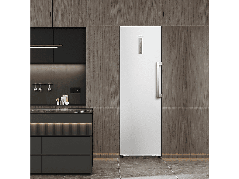 Congelador vertical - Hisense FT3K310SEWE1, 312 l, 185.6 cm, Kitchen Fit, Wi Fi, Blanco — foto 12