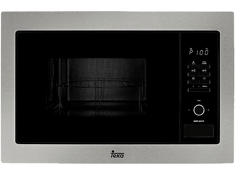 Microondas integrable - Teka 40581125 MWE 255 FI Capacidad 25L, Potencia 900W, Cristal Negro