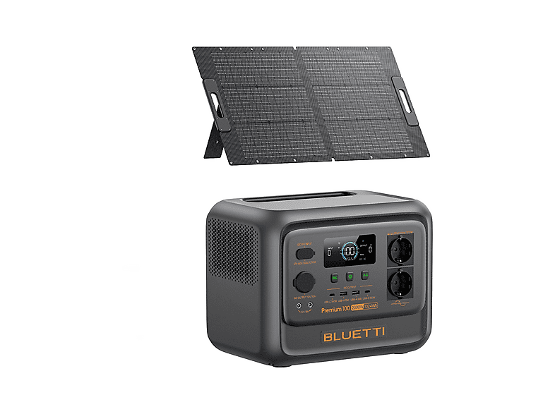 Estación de energía - BLUETTI KIT Premium 100 V2+PV100