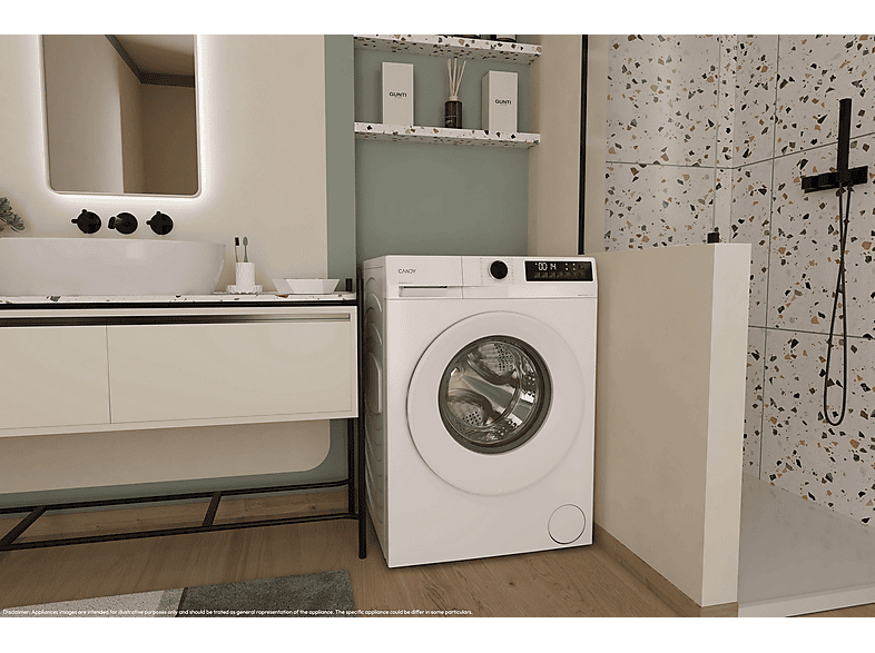Lavadora carga frontal - Candy GD 4105-S ProWash 300, 10 kg, 1400 rpm, 16 programas, Blanco — foto 16