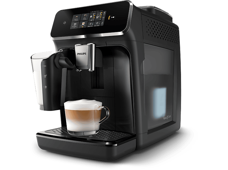 Cafetera superautomática - Philips EP2331/10, LatteGo, Pantalla táctil, 1.8 l, Filtro AquaClean, Negro — foto 3