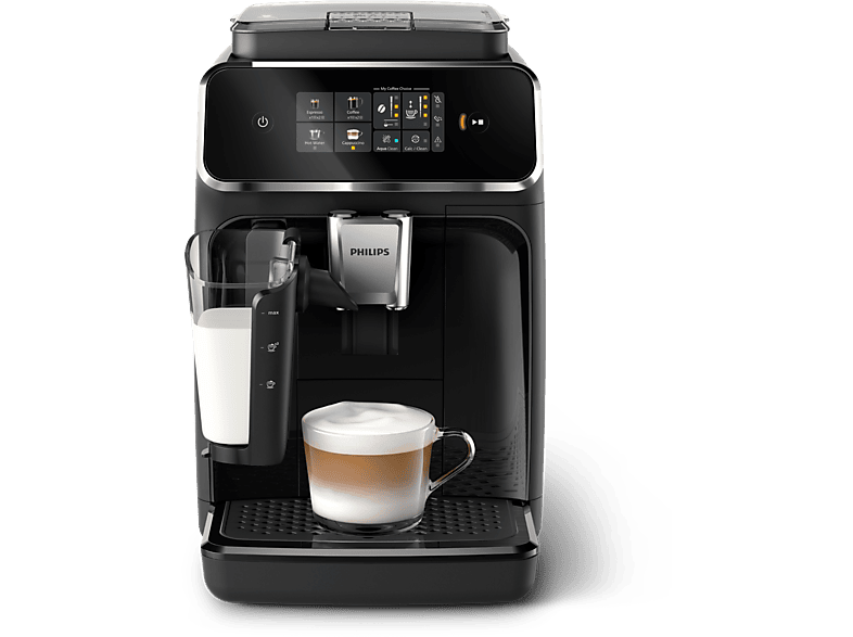 Cafetera superautomática - Philips EP2331/10, LatteGo, Pantalla táctil, 1.8 l, Filtro AquaClean, Negro — foto 4