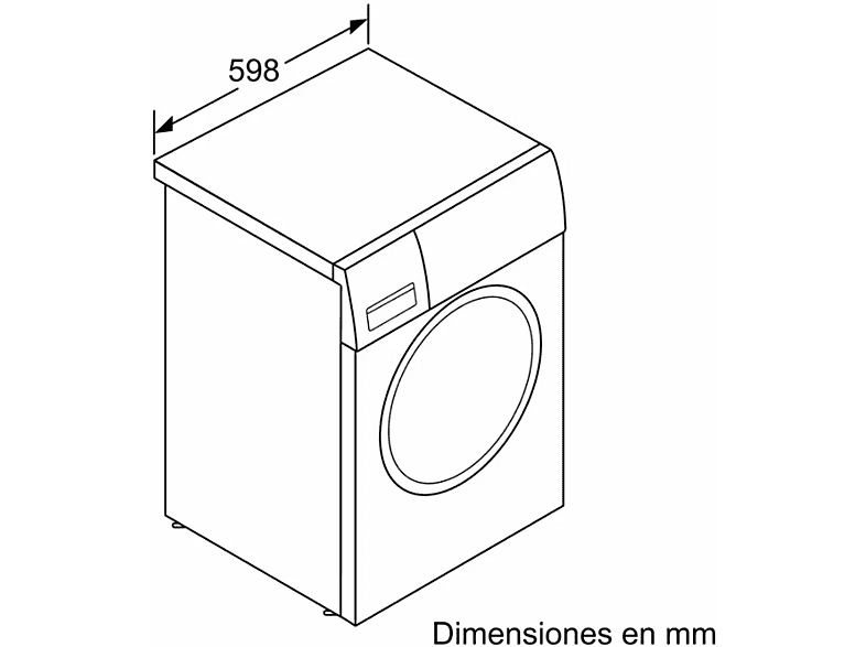 Lavadora carga frontal - Bosch WGG254Z4ES, Serie 6, 10 kg, 1400 rpm, 15 programas, Iron Assist anti arrugas, Speed Perfect, Blanco — foto 10