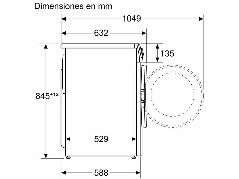 Lavadora carga frontal - Bosch WGG254Z4ES, Serie 6, 10 kg, 1400 rpm, 15 programas, Iron Assist anti arrugas, Speed Perfect, Blanco — foto 11