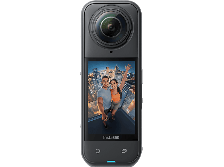 Cámara deportiva - Insta360 X5 Estándar, 8K, 360º, 185 min Autonomía, Vídeo HDR Activo 5,7K a 60 fps, Negro