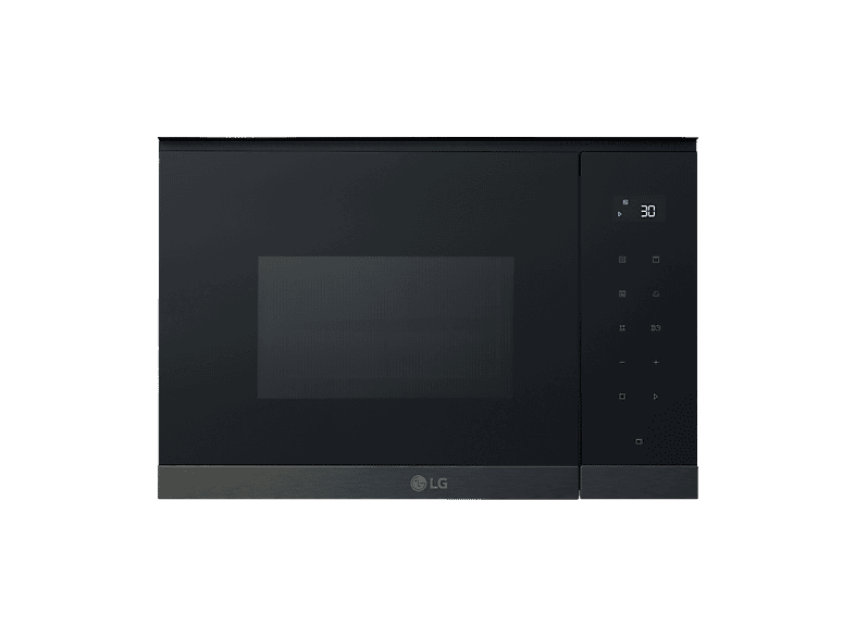 Microondas con grill integrable - LG MG7Z2593B, 900 W, 8 niveles, 25 l, Cristal negro — foto 1
