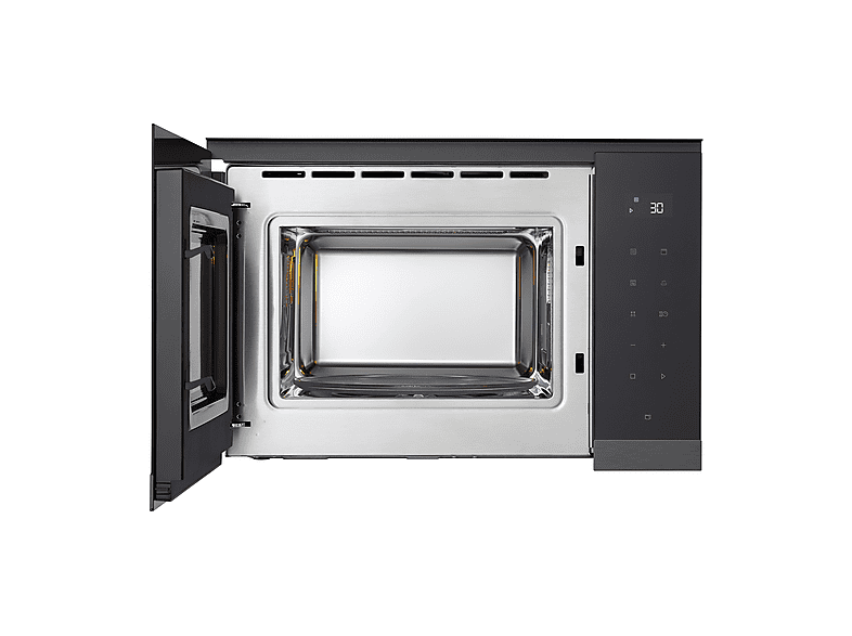 Microondas con grill integrable - LG MG7Z2593B, 900 W, 8 niveles, 25 l, Cristal negro — foto 3