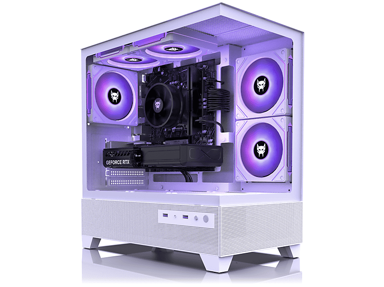 PC Gaming - BEASTCOM Q5 | Pro Gaming, AMD Ryzen™ 7 5700X, 32 GB RAM, 1 TB SSD, GeForce RTX™ 5060 Ti, Windows 11 Home, Blanco