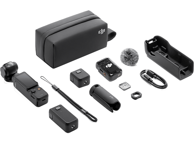 Cámara deportiva - DJI Osmo Pocket 3 Creator Combo, 4K/120 fps, Pantalla giratoria 2", CMOS de 1", Estabilización mecánica 3 ejes, Negro — foto 1