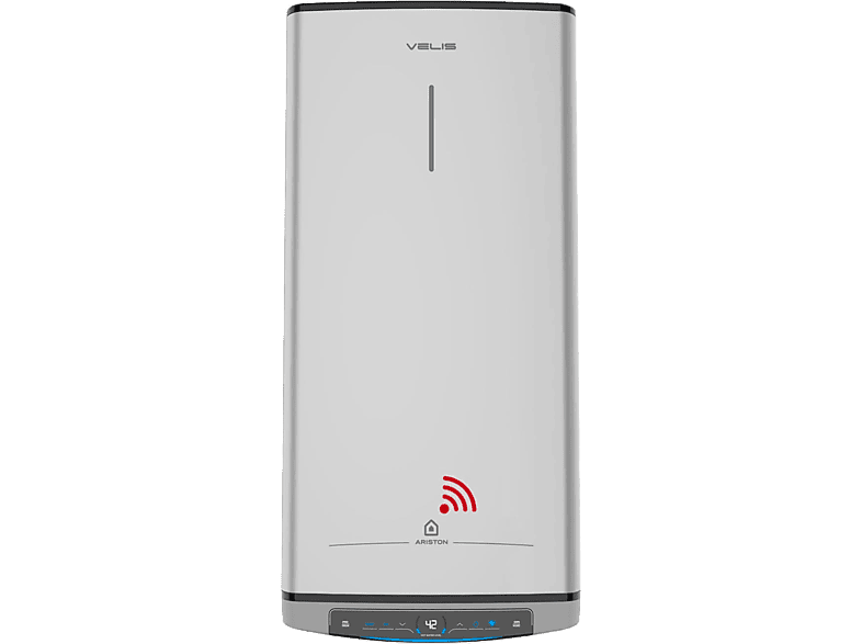 Termo eléctrico - Ariston Velis Tech Dry Wifi 80, 1500 W, 8 bar, 80 l, Multiposición, Gris