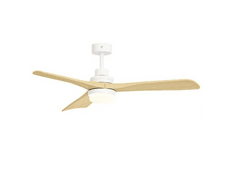 Ventilador de techo - SOLER & PALAU HTD-130, 50 W, 6 velocidades, Blanco / Madera — foto 1