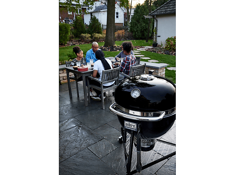 Barbacoa de carbón - WEBER Summit Kamado E6, Negro — foto 3
