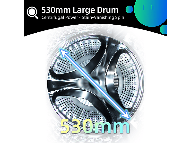 Lavadora carga frontal - CHIQ CW07123863AX, 7 kg, 1200 rpm, 16 programas, Gris oscuro — foto 8