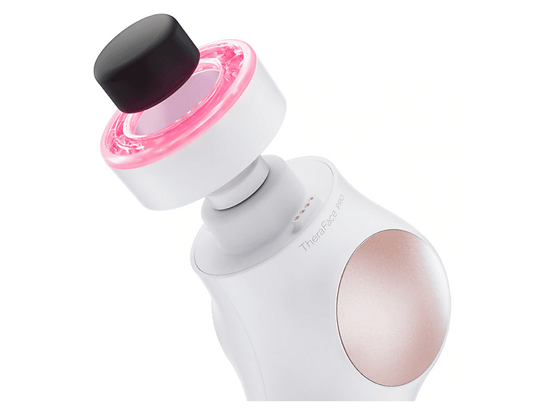 Masajeador facial - Therabody TheraFace PRO, Para Cara, Terapia de luz LED, Microcorriente, Limpieza Profunda, Blanco — foto 8
