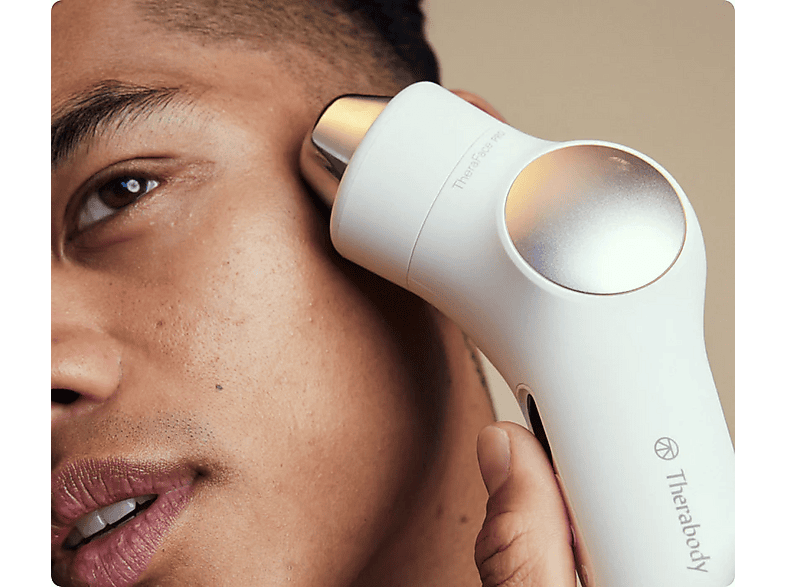 Masajeador facial - Therabody TheraFace PRO, Para Cara, Terapia de luz LED, Microcorriente, Limpieza Profunda, Blanco — foto 9