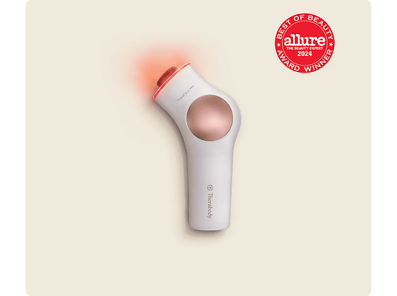 Masajeador facial - Therabody TheraFace PRO, Para Cara, Terapia de luz LED, Microcorriente, Limpieza Profunda, Blanco — foto 13