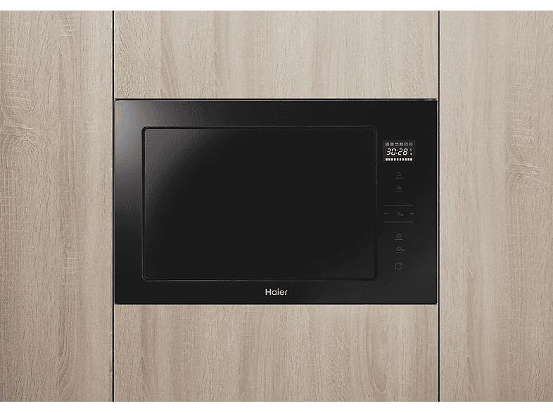 Microondas con grill integrable - Haier Series 2&4 H38MWID4ID27N, 900W, 6 niveles, 28 l, Negro — foto 6
