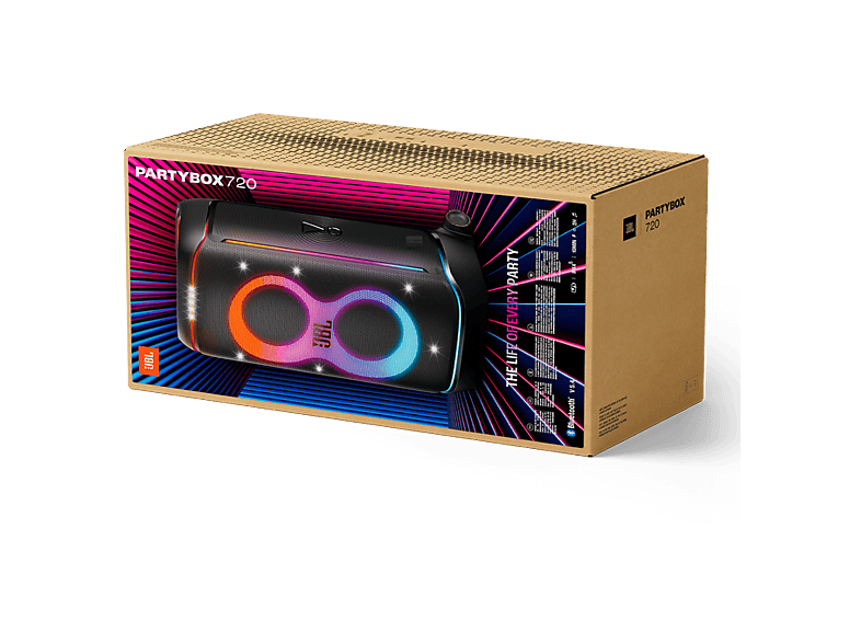 Altavoz de gran potencia - JBL PartyBox 720, 800 W, Espectáculo de luces futurista, IPX4, Negro — foto 7