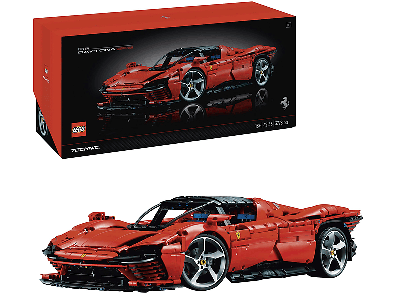 Juego de construcción - LEGO Kit de construcción LEGO® Technic 42143 Ferrari Daytona SP3 (3778 piezas), edad recomendada: 18 año(s), 3778 piezas