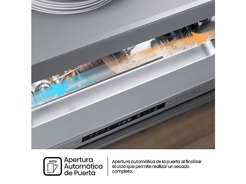 Lavavajillas - Hisense HS623D10X, 14 servicios, 7 programas, 60 cm, Media Carga, Tercera bandeja, Inox — foto 7