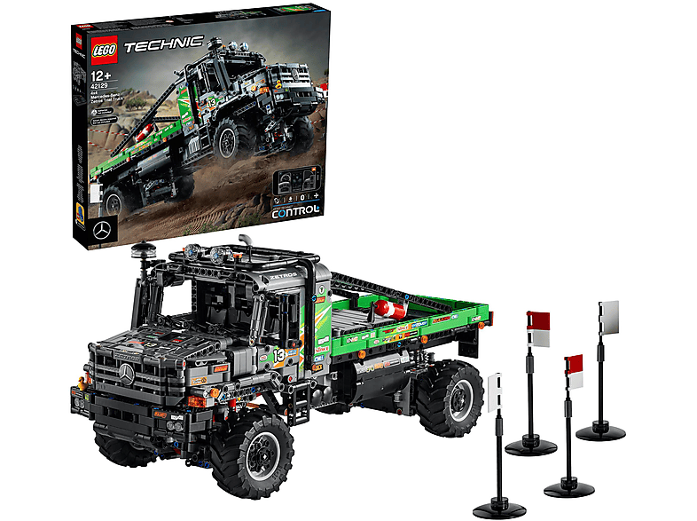 Juego de construcción - LEGO Technic Camión Trial 4x4 Mercedes-Benz Zetros, edad recomendada: 12 año(s), 2110 piezas
