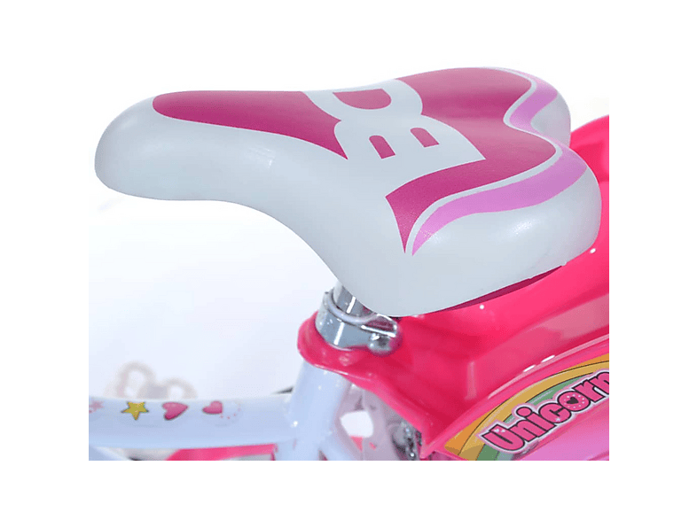 Bicicletas para niños - DINO BIKES 144R-UN, Acero, Rosa, Blanco — foto 5