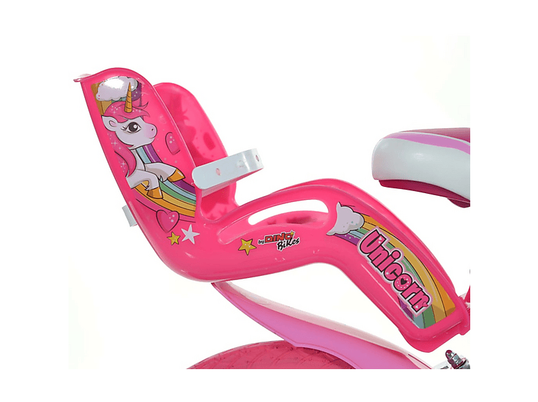 Bicicletas para niños - DINO BIKES 144R-UN, Acero, Rosa, Blanco — foto 7