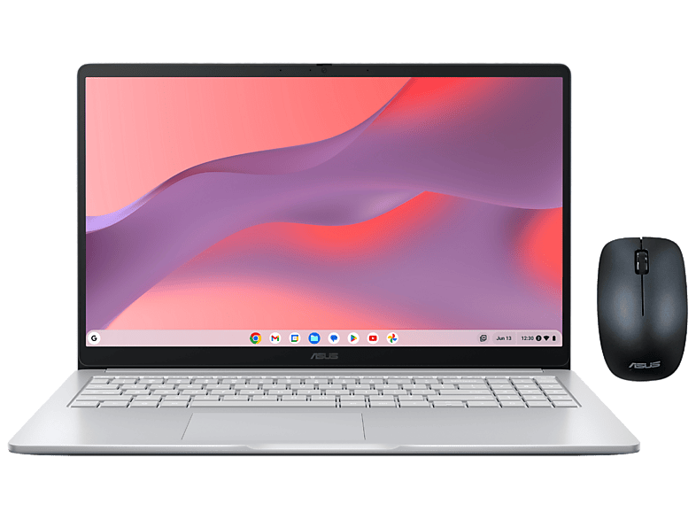 Portátil - ASUS Chromebook CX1505CTA-S70253, 15.6" Full-HD, Intel® N50, 8GB RAM, 128GB eMMC, UHD Graphics, Chrome OS, Ratón Incl.