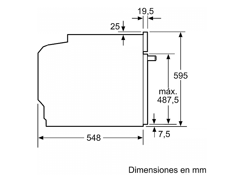 Horno - Balay 3HB5159N4, Serie Cristal, Multifunción, Hidrolítica, 71 l, Función Freidora de Aire, Aire Caliente 3D Profesional, 60 cm, Cristal Negro — foto 8