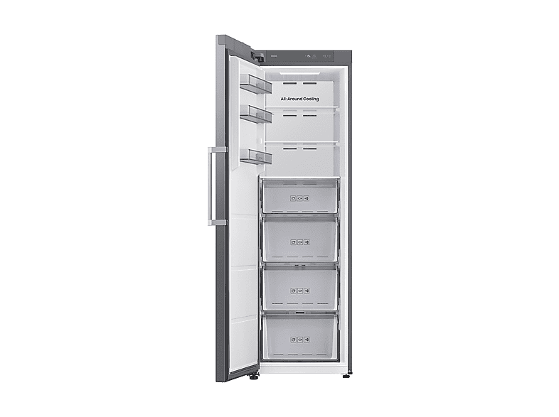 Congelador vertical - Samsung RZ40H32PETEF, 323 l, 185.8 cm, Inox — foto 3
