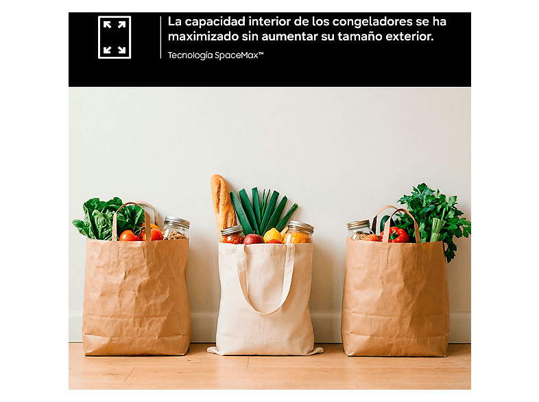 Congelador vertical - Samsung RZ40H32PETEF, 323 l, 185.8 cm, Inox — foto 10