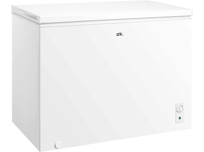 Congelador horizontal - ok. OFZ 181 E W, 293 l, 84.8 cm, Control temperatura, 4 estrellas, Blanco
