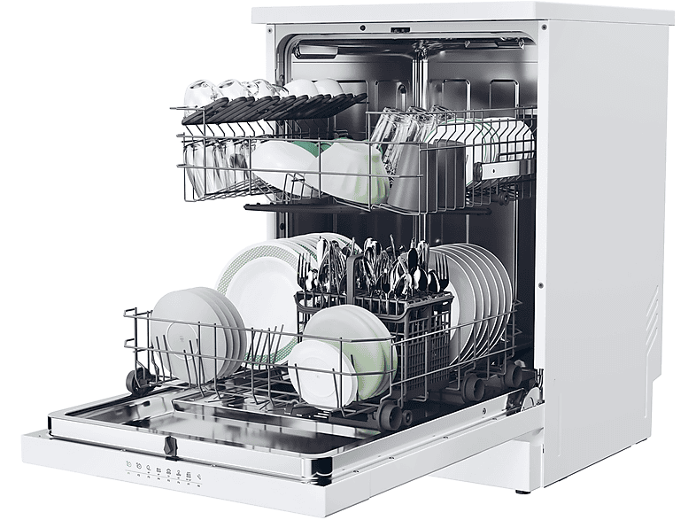 Lavavajillas - Candy Rapido' CF 3C7F0W, 13 Servicios, 5 Programas, 60 cm, Motor Inverter, Wi-Fi, Blanco — foto 10