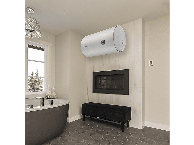 Termo eléctrico  - Bypso Horizontal 150 SANNOVER, blanco — foto 4