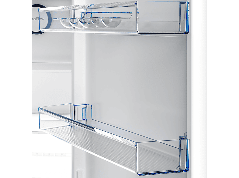 Frigorífico combi - Beko B7RCNE408HXBR, NeoFrost Dual Cooling, 203.5 cm, 355 l, AeroFlow, Tecnología Harvest Fresh, Gris — foto 4