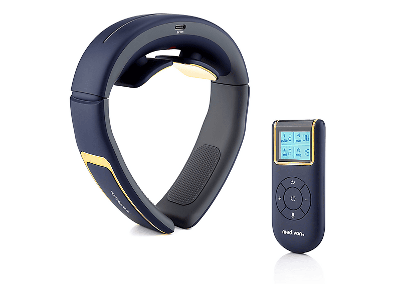 Masajeador - MEDIVON NECKULTRAEM PRO, para Hombros, con Función calor, White — foto 5