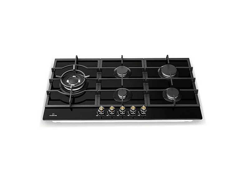 Placa de gas - KLARSTEIN Victoria Chef Edition 5 zone, 5 zonas, 90 cm, Negro — foto 3