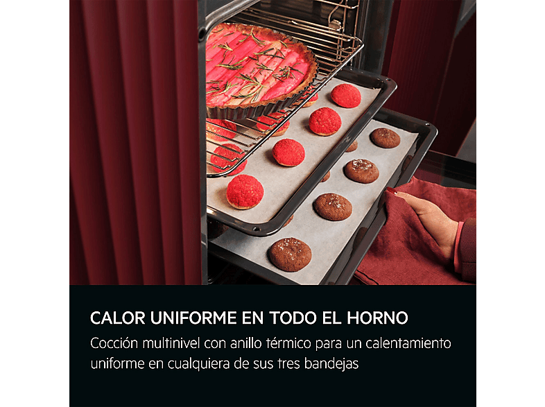 Horno a vapor - AEG TB8SB73ZAB, Multifunción, Hidrolítica, 70 l,  Cocción asistida, Conectividad, 60 cm, Negro — foto 7