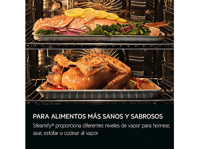 Horno a vapor - AEG TB8SB73ZAB, Multifunción, Hidrolítica, 70 l,  Cocción asistida, Conectividad, 60 cm, Negro — foto 8
