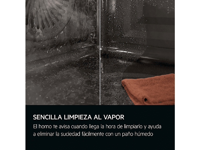 Horno a vapor - AEG TB8SB73ZAB, Multifunción, Hidrolítica, 70 l,  Cocción asistida, Conectividad, 60 cm, Negro — foto 9