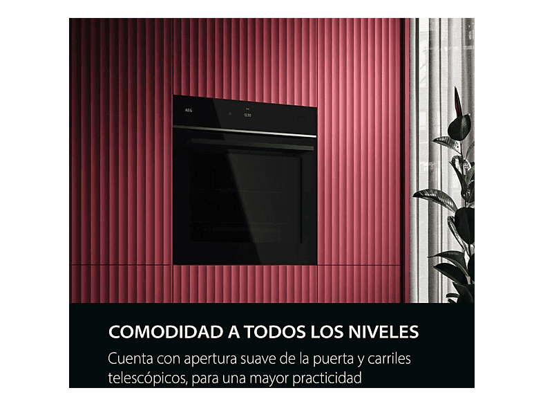 Horno a vapor - AEG TB8SB73ZAB, Multifunción, Hidrolítica, 70 l,  Cocción asistida, Conectividad, 60 cm, Negro — foto 10