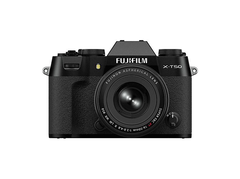 Pack Cámara EVIL - FUJIFILM X-T50, 40,2 megapixel, X-Trans CMOS, 6.2K (6240 x 3510 píxeles), Negro