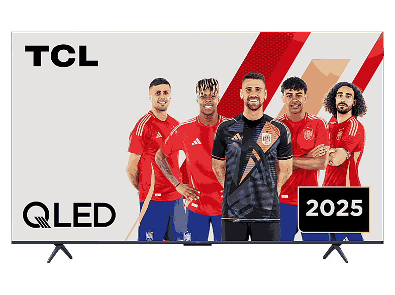 TV QLED 65" - TCL 65P8K, UHD 4K, AiPQ Pro, Smart TV, 144 Hz, Google TV, Titanio